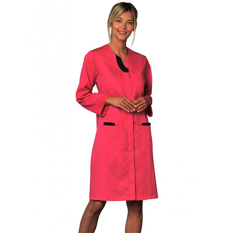 Blouse manches réglables rose porté