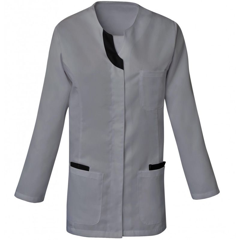 Tunique manches réglables encolure goutte gris