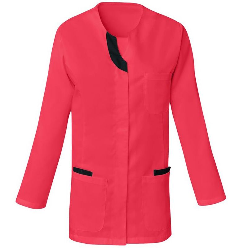 Tunique manches réglables encolure goutte rose