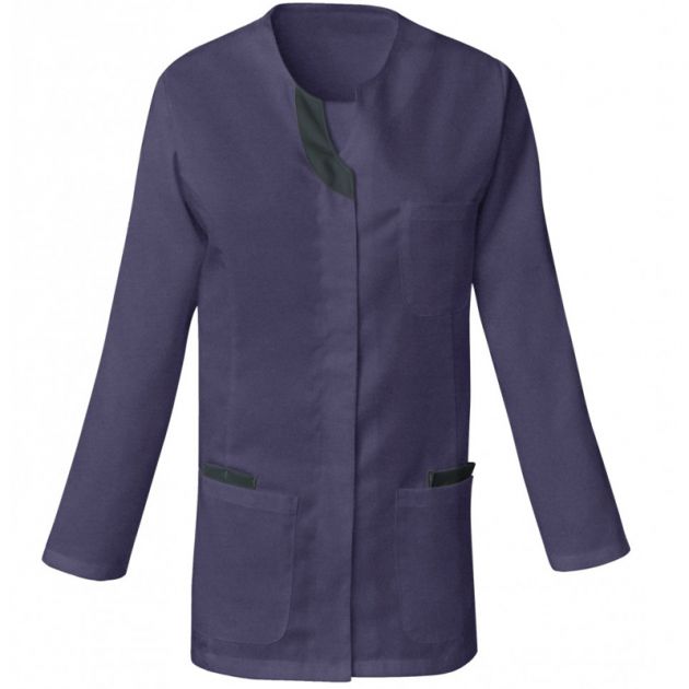 Tunique manches réglables encolure goutte violet