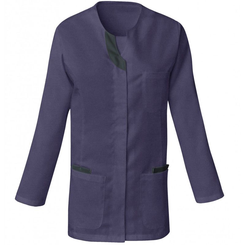 Tunique manches réglables encolure goutte violet