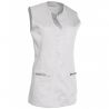 Tunique sans manches encolure goutte blanc quart