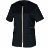 Tunique femme avec fermeture zippée noir