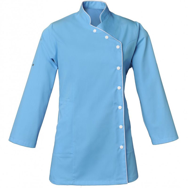 Tunique design manches réglables bleu face