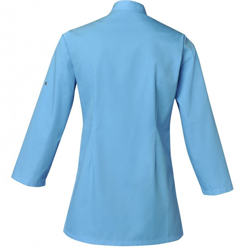 Tunique design manches réglables bleu dos