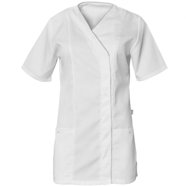 Tunique col V blanc face