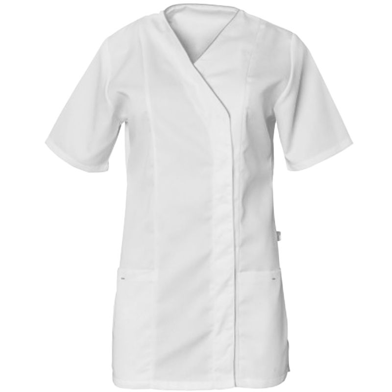 Tunique col V blanc face