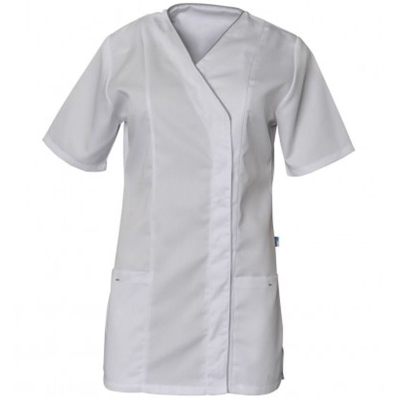 Tunique col V gris face