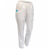 Pantalon en matières récyclées blanc face