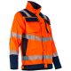 Veste de travail haute visibilité à col montant orange