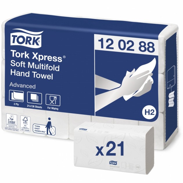 Essuie-mains pliage en M Tork X-Press Essuie-mains pliage en M Tork X-Press