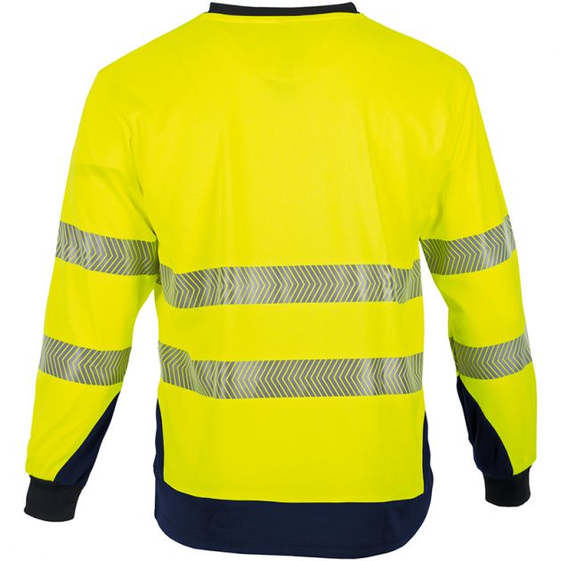 T-shirt longues manches HV jaune