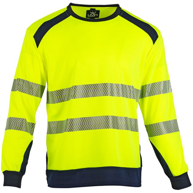 T-shirt longues manches HV jaune