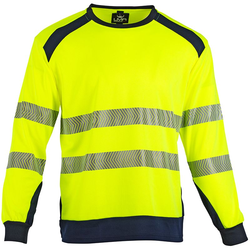 T-shirt longues manches HV jaune