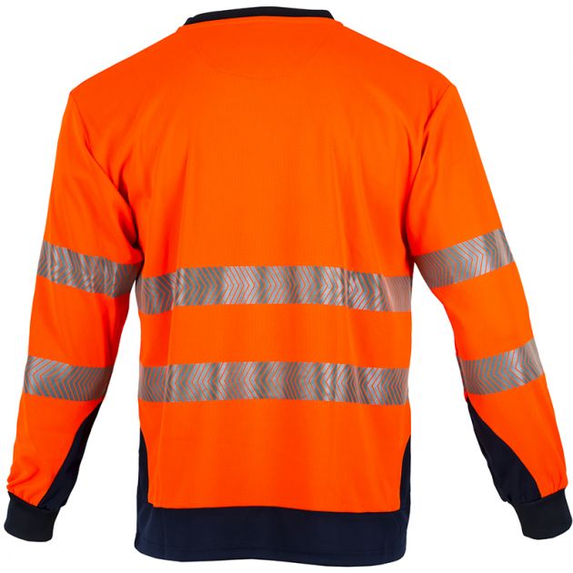 T-shirt longues manches HV orange