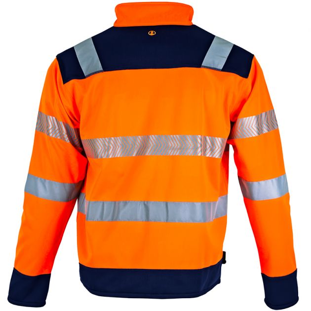Veste polaire HV orange
