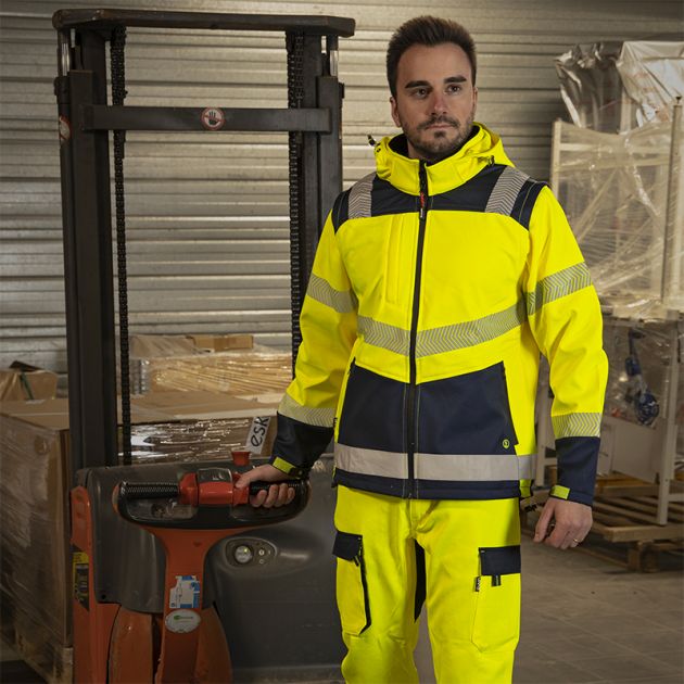 Veste Softshell HV jaune