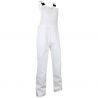 Bretelles braguette boutons blanc