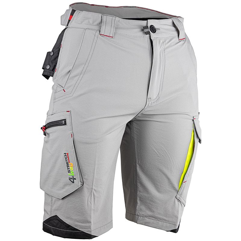 Bermuda stretch gris clair