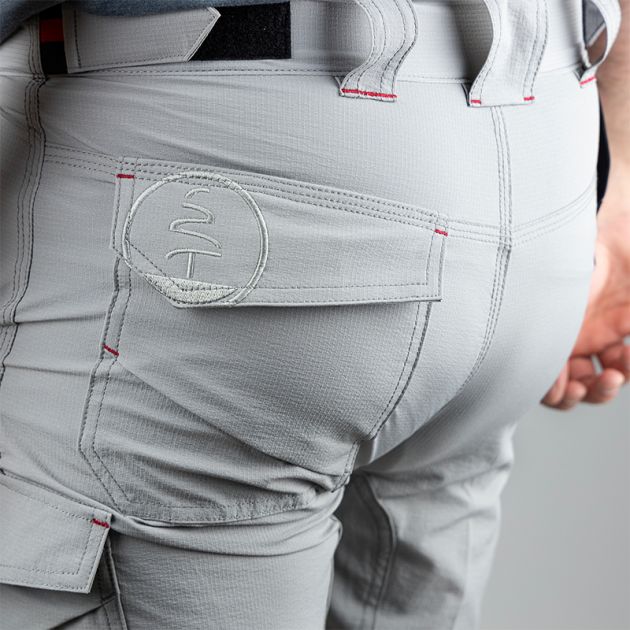 Bermuda stretch gris clair