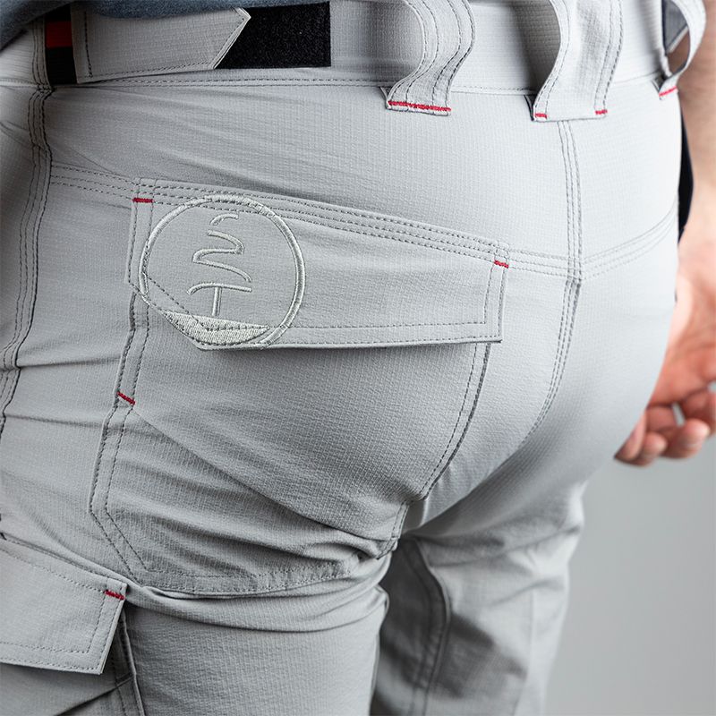 Bermuda stretch gris clair