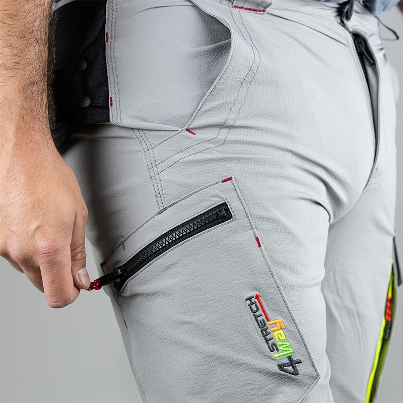 Bermuda stretch gris clair