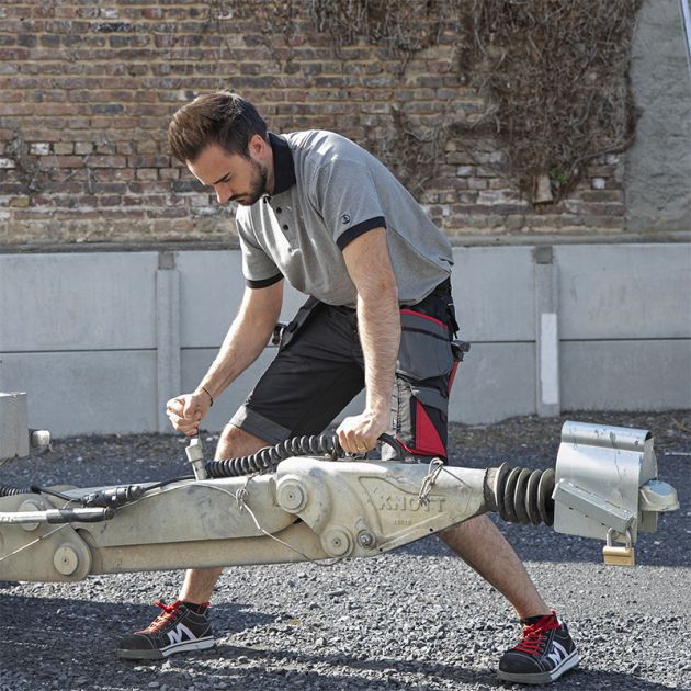 Bermuda poches volantes amovibles noir