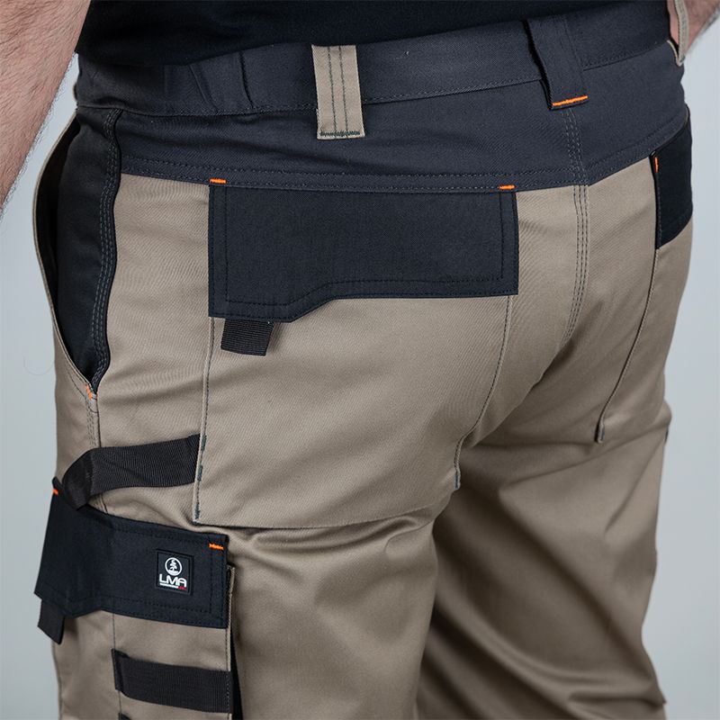 Bermuda bicolore beige