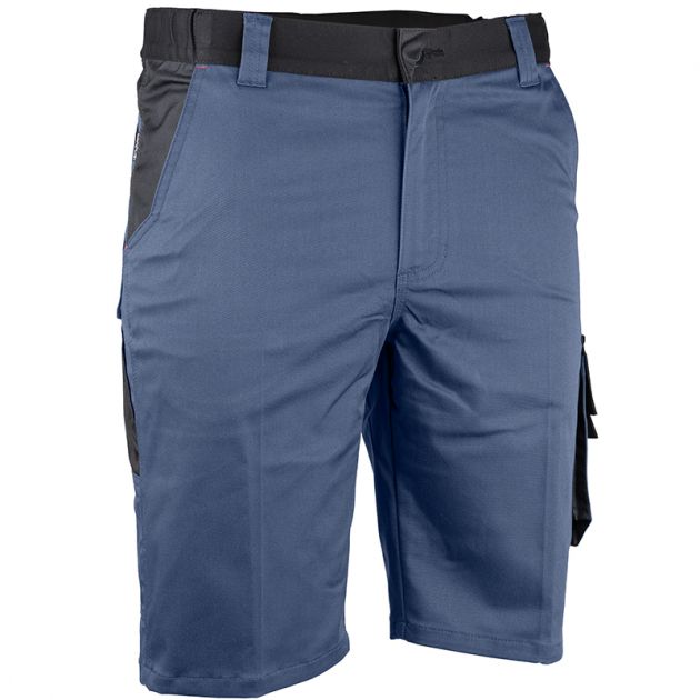 Bermuda bicolore bleu