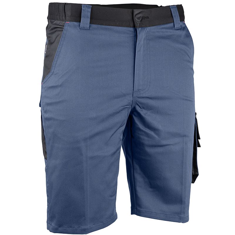 Bermuda bicolore bleu