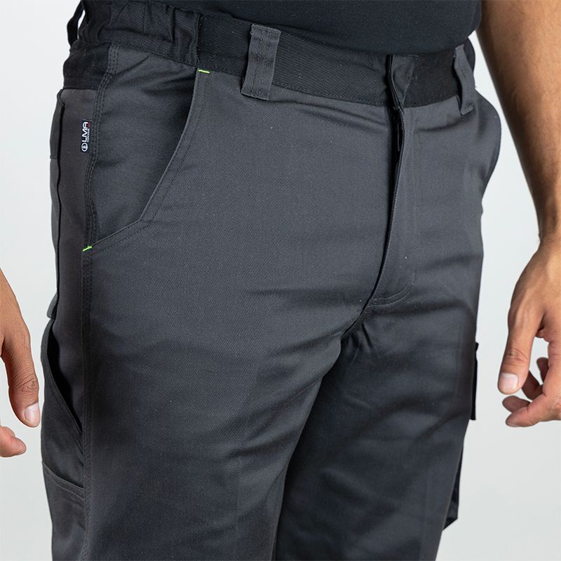 Bermuda bicolore gris