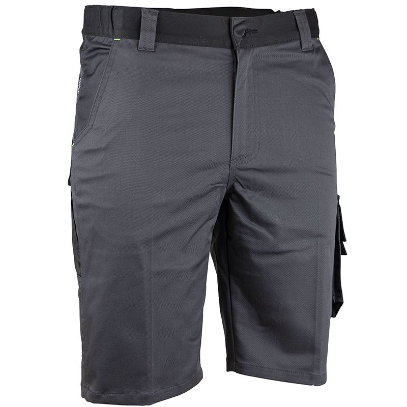 Bermuda bicolore gris