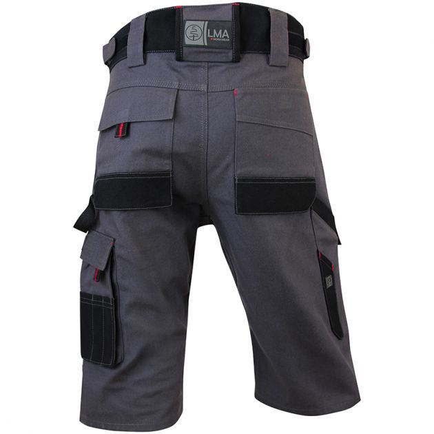 Bermuda bicolore gris