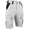 Bermuda multi poches stretch blanc