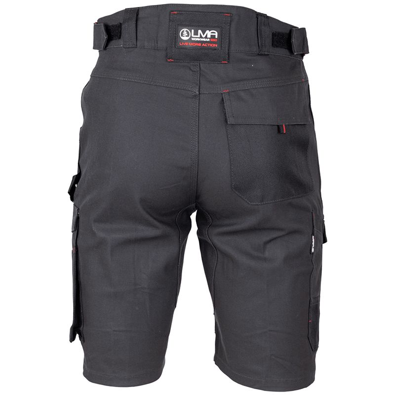 Bermuda multi poches stretch gris