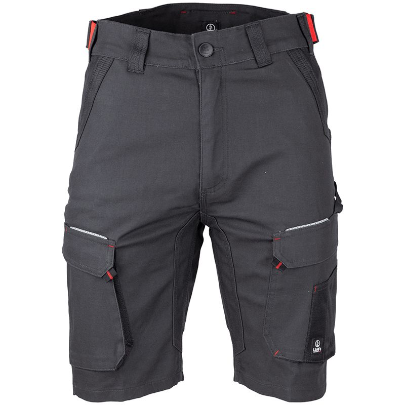 Bermuda multi poches stretch gris