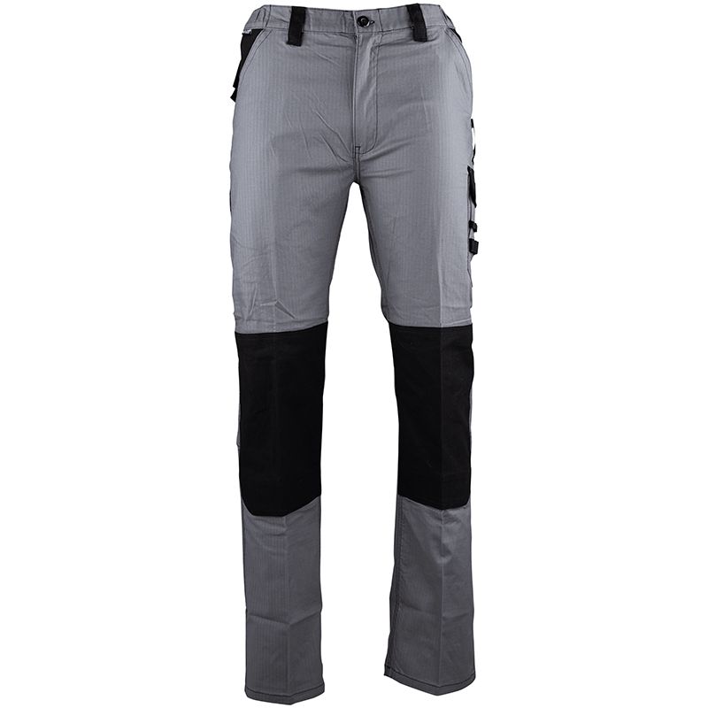 Pantalon poche cote - multi decoupes gris