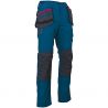 Pantalon poches volantes amovibles bleu