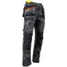 Pantalon poches volantes amovibles gris