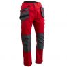 Pantalon poches volantes amovibles rouge