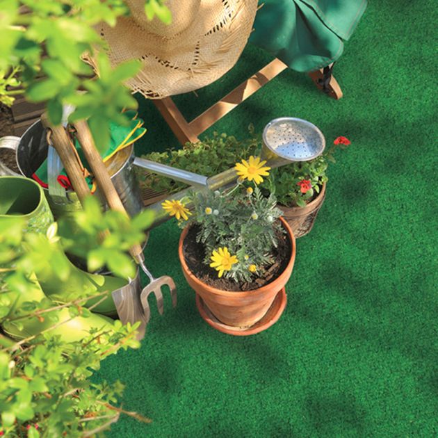 Gazon synthétique 5 mm 25 x 4 m prairie