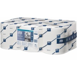Bobine dévidage central 1 pli blanc Tork M4 - colis de 6 bobines de 340 feuilles