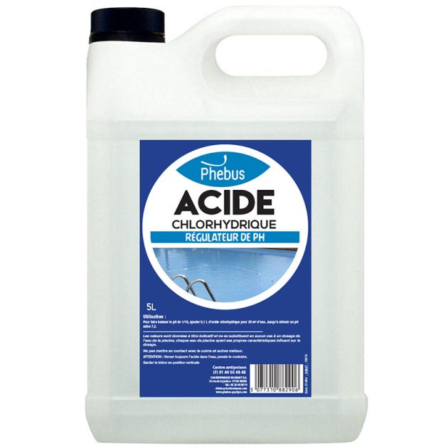 Acide chlorhydrique 23% 5 L