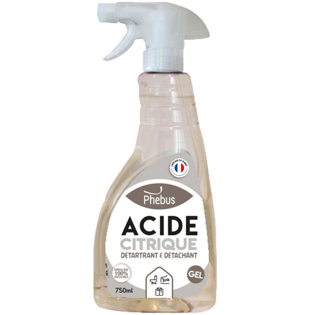 Spray acide citrique gel 750 ml