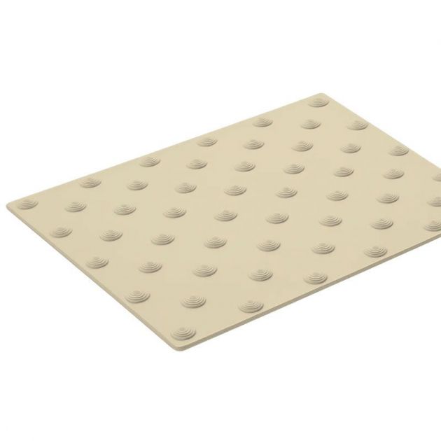 Bande podotactile extérieur à coller en résine 40 x 82 cm x 10 beige