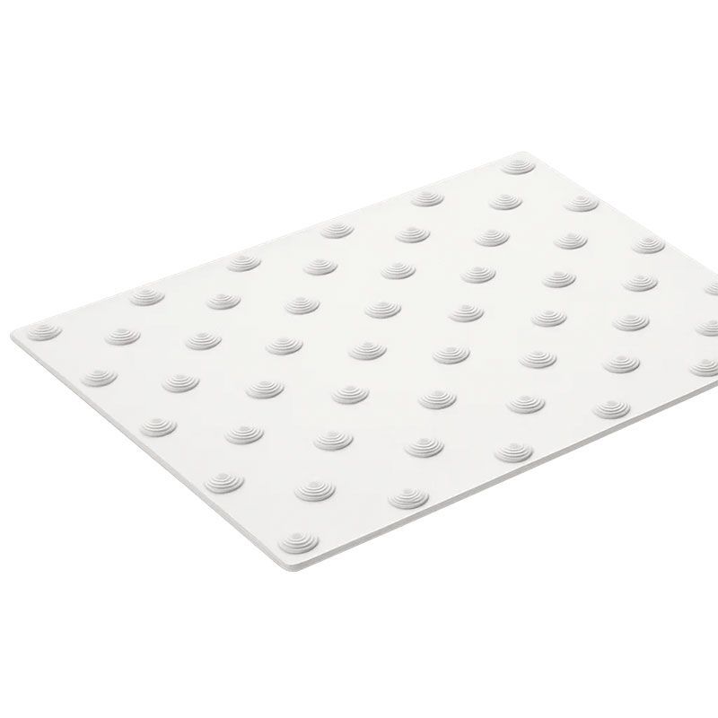 Bande podotactile extérieur à coller en résine 40 x 82 cm x 10 blanc