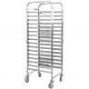 Echelle cuisine inox GN 1/1 gastronorme 15 niveaux