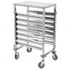 Echelle cuisine inox GN 1/1 gastronorme 7 niveaux