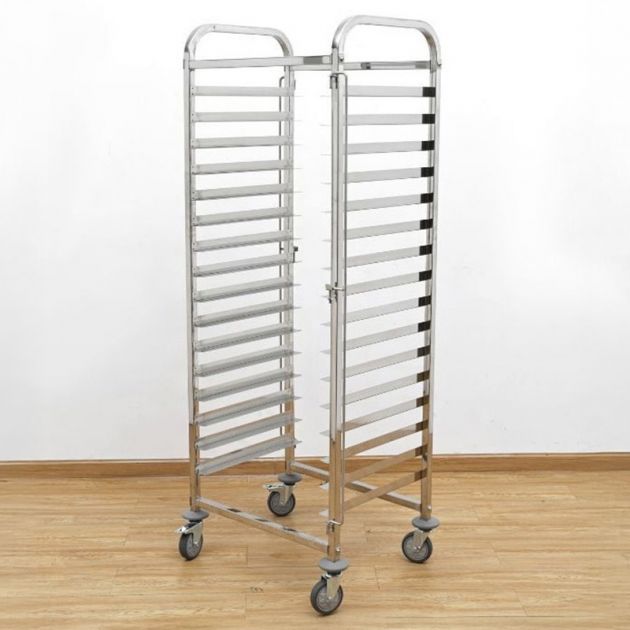 Echelle cuisine inox GN 2/1 gastronorme 16 niveaux Echelle cuisine inox GN 2/1 gastronorme 16 niveaux