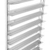Echelle cuisine inox GN 2/1 gastronorme 16 niveaux